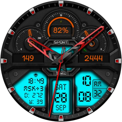 Hybrid NIKANA WS39 Watch face screenshot 21