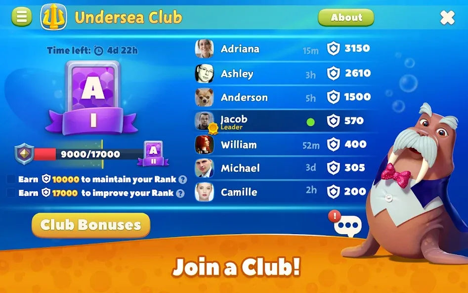 Undersea Solitaire Tripeaks screenshot 13