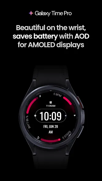 Galaxy Time Pro: Watch face screenshot 3