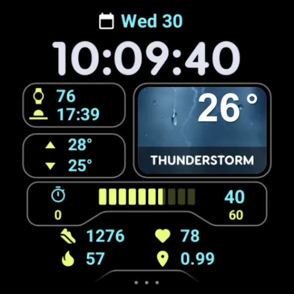 MDS01 Digital Watch Face screenshot 14