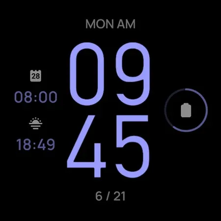 Glow Digital: Watch face screenshot 10