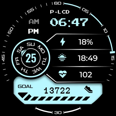 Phantom - LCD V3 | watch face screenshot 13