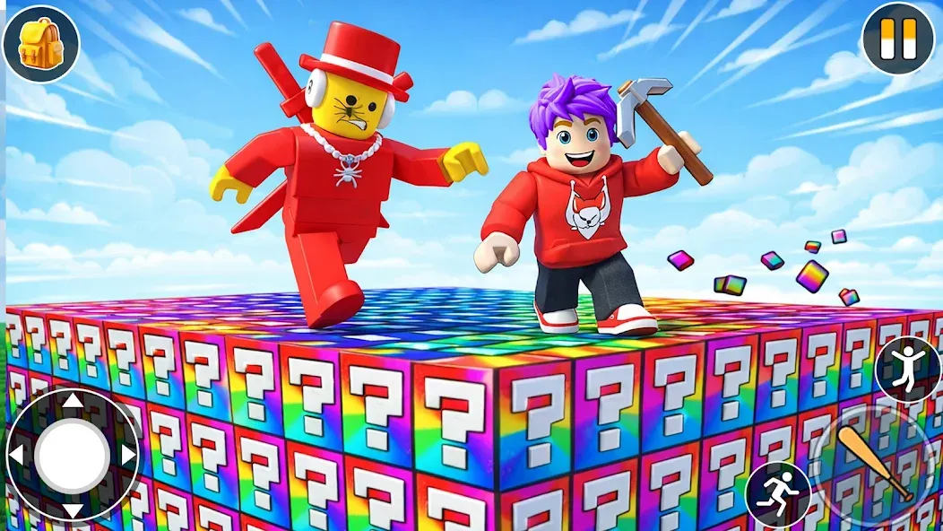 Break a Lucky Block Game 3D screenshot 1