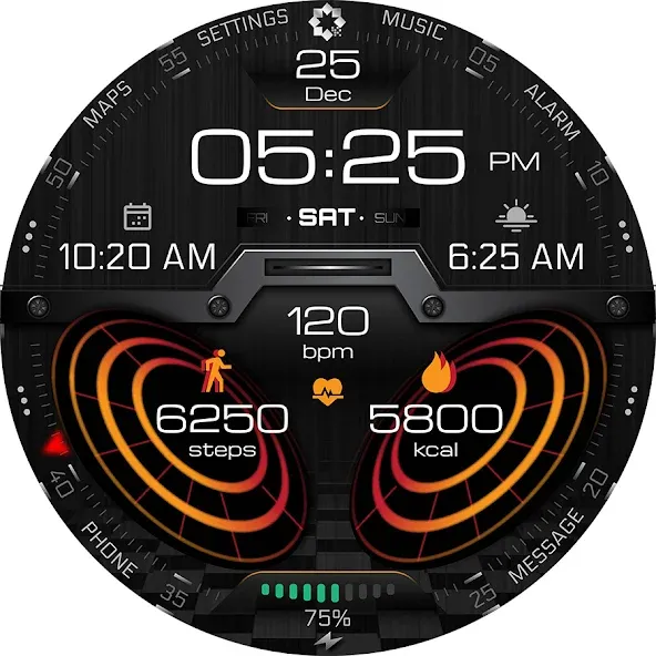 A375 Wear OS Watch Face screenshot 27