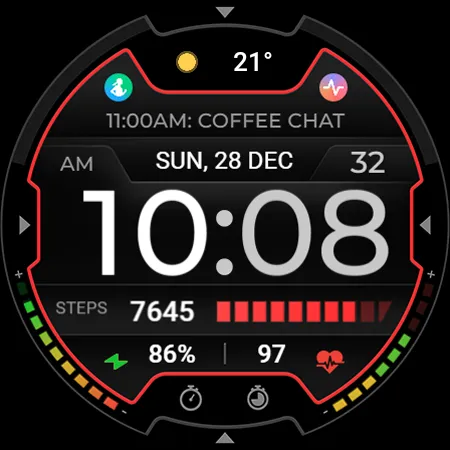 TVV Sport 9 Digital Watch Face screenshot 11