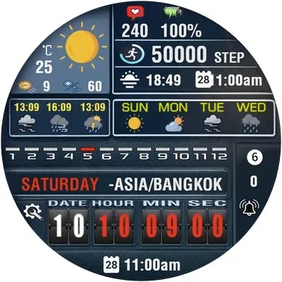 N-SPORT746 Digital Watch Face screenshot 9