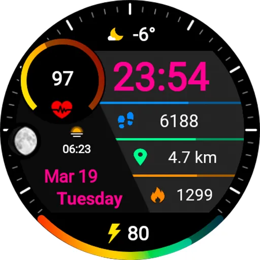 Digital Trost Watch Face screenshot 20