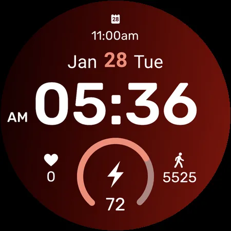 Glacier Digital Watch Face screenshot 9