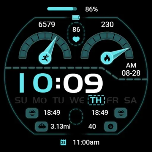 Blue Light Function ZKin Watch screenshot 7
