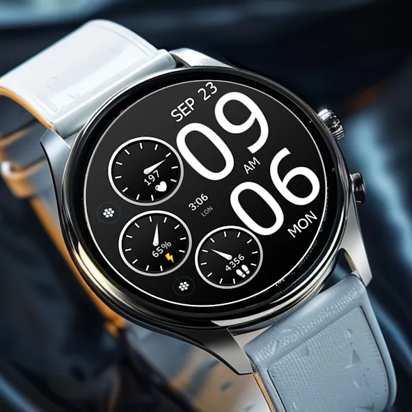 Key WF45 Digital Watch Face screenshot 8