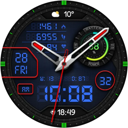 Hybrid PIKANT Watch face screenshot 19