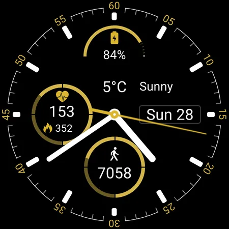 Clean Lines Watch Face screenshot 7