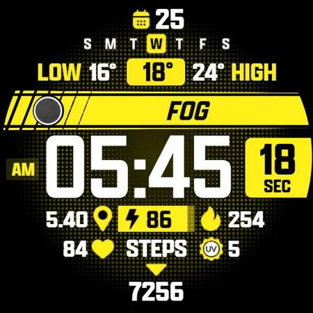 ATHLETIC Digital Watch Face screenshot 27
