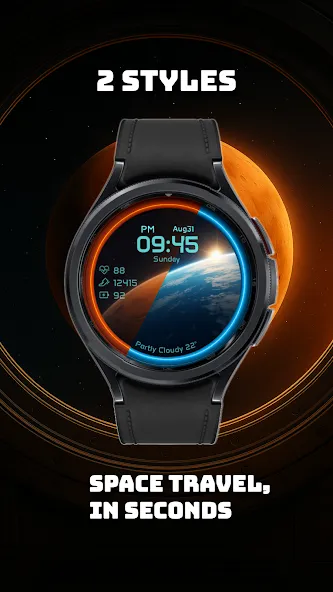 Into Space- Watch face screenshot 3