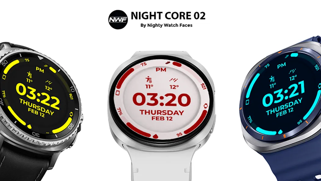 Night Core 02 Digital Watch screenshot 14