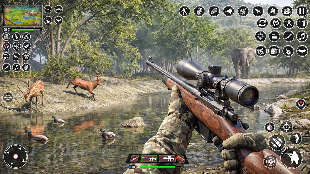 Wild Hunter Deer Shooting Game screenshot 2
