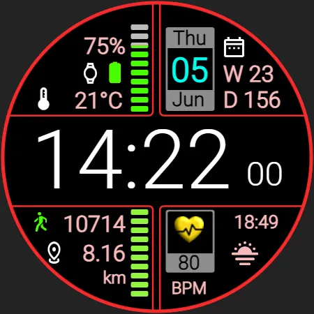 Iris508 Digital Watch Face screenshot 26