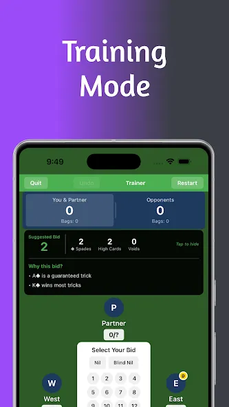 Spades Academy - Play & Learn screenshot 4