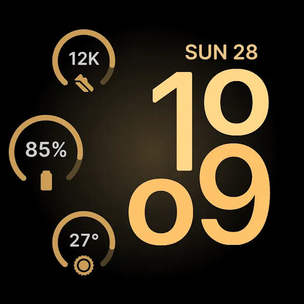 Metropolis Watch Face screenshot 34