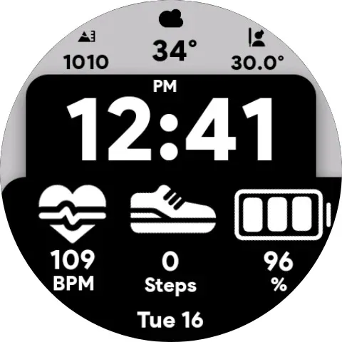 Modern Tiles - Watch face screenshot 11