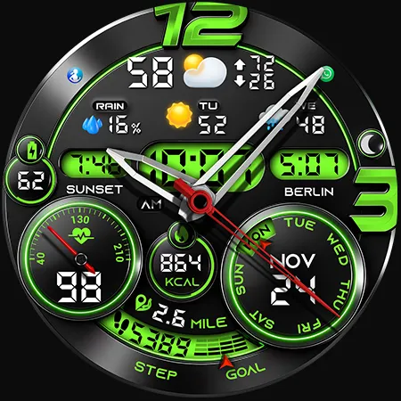 PER32 Ultra Hybrid Watch Face screenshot 45