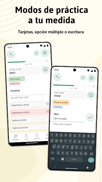Español verbos y conjugaciones screenshot 2