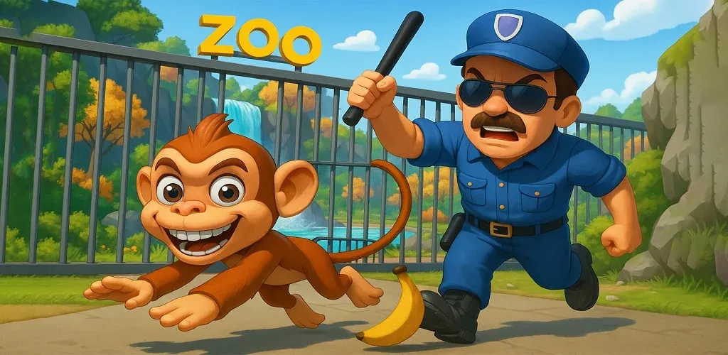 I Am Zoo Monkey Life Simulator screenshot 2