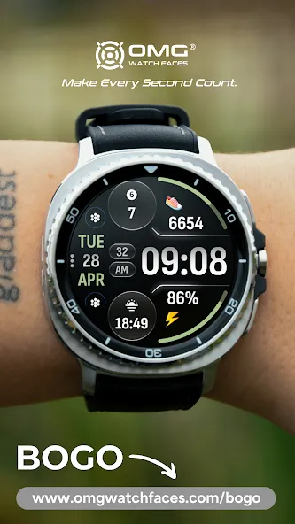 OMG 449 - Digital Watch Face screenshot 5