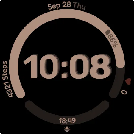 Smile Watch Face by KYB screenshot 6