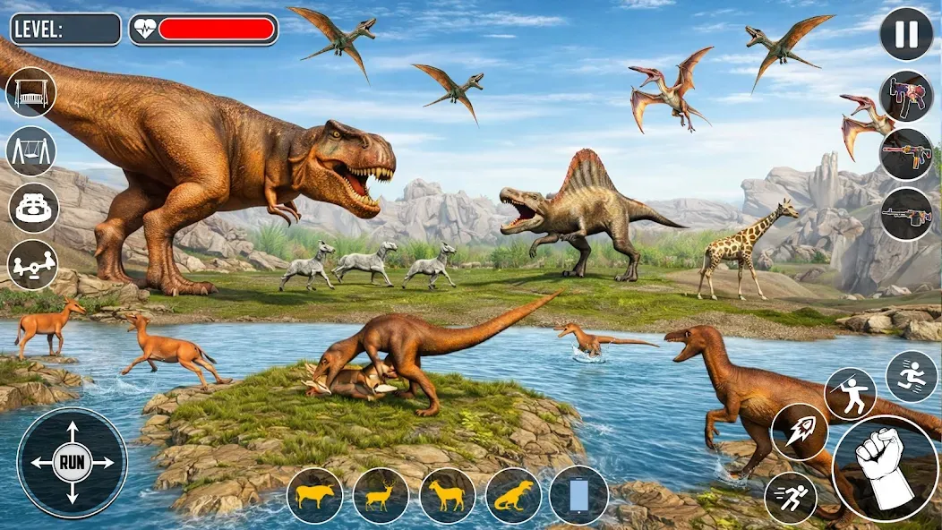 Dinosaur Family Hunting Game screenshot 7