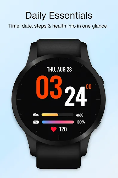 Vital Edge Premium WatchFace screenshot 6