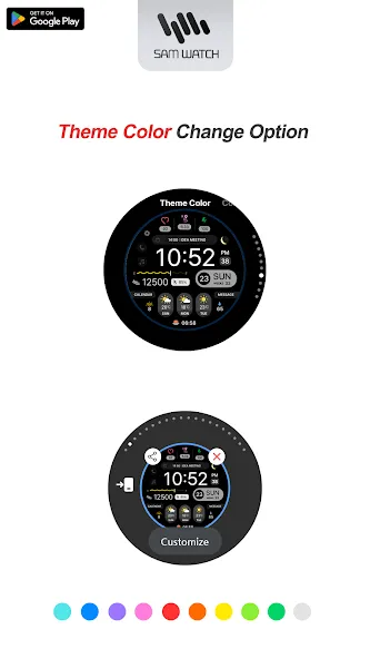 SamWatch Flat Color screenshot 4