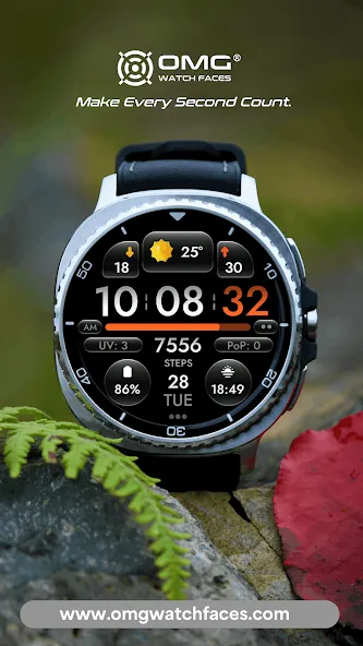 OMG 452 - Digital Watch Face screenshot 4