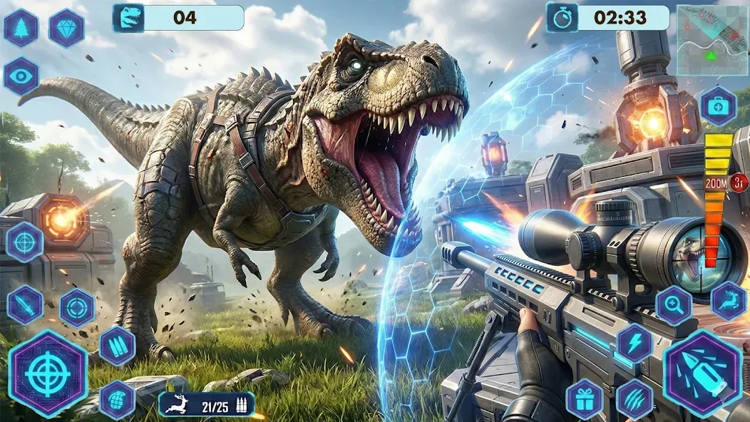 Dino Hunter Wild Shooting Game screenshot 1