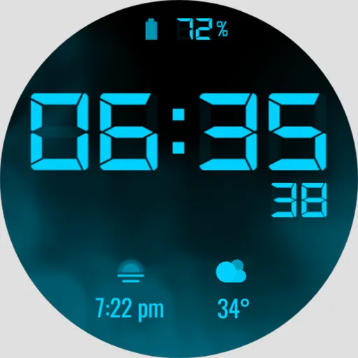 Simple Digital Watch Face screenshot 3