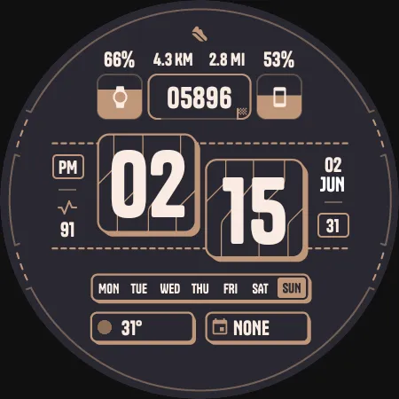 TKS 05 Borderline Watch Face screenshot 14