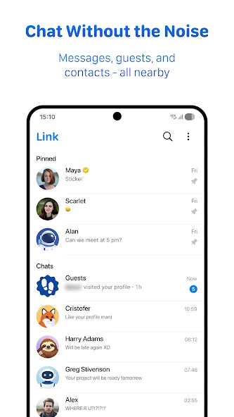 Link Messenger screenshot 2