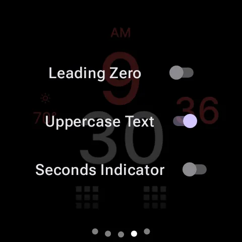 Black Z Watch Face screenshot 12