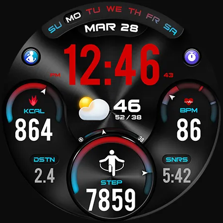 PER34 Sport Watch Face screenshot 42