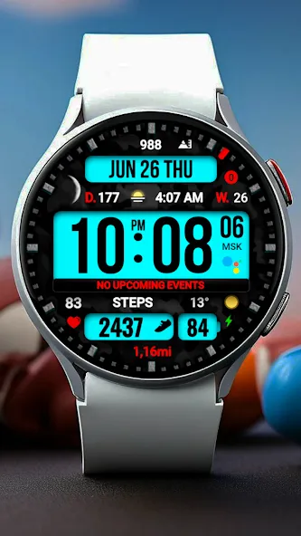 Dgt BigMod Informer Watch face screenshot 4