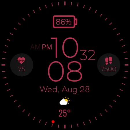 MAHO008 Wear OS Watch Face screenshot 24