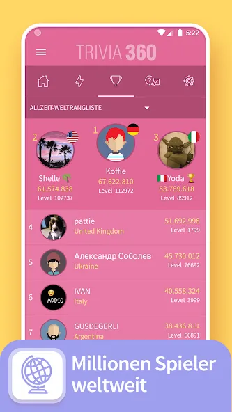 TRIVIA 360: Wissensquiz screenshot 4
