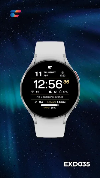 EXD035: Digital Watch Face screenshot 8
