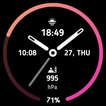 Spectrum Watch Face Wear OS screenshot 8