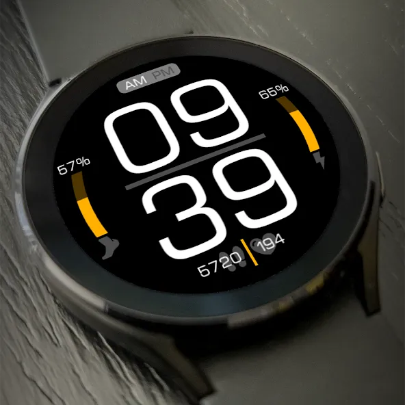 Key058 Digital Watch Face screenshot 2
