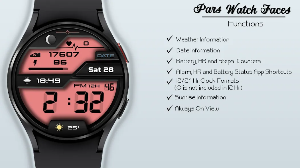 Colorful Digital Watch Face screenshot 5