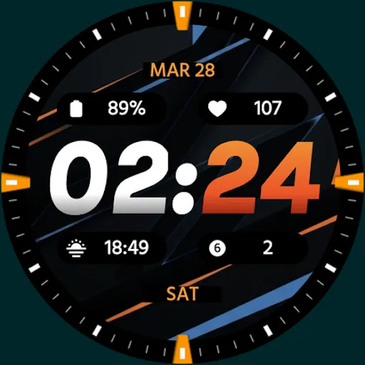 ID008: Sporty Watch Face screenshot 29