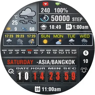 N-SPORT746 Digital Watch Face screenshot 11