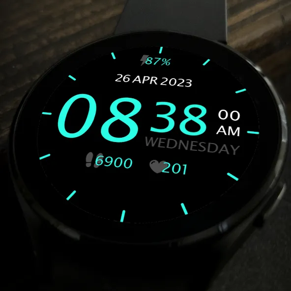 Key048 Digital Watch Face screenshot 7