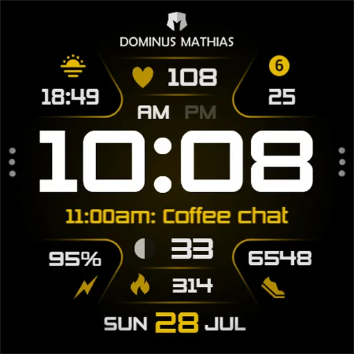 DM093 Futuristic Data Watch screenshot 7